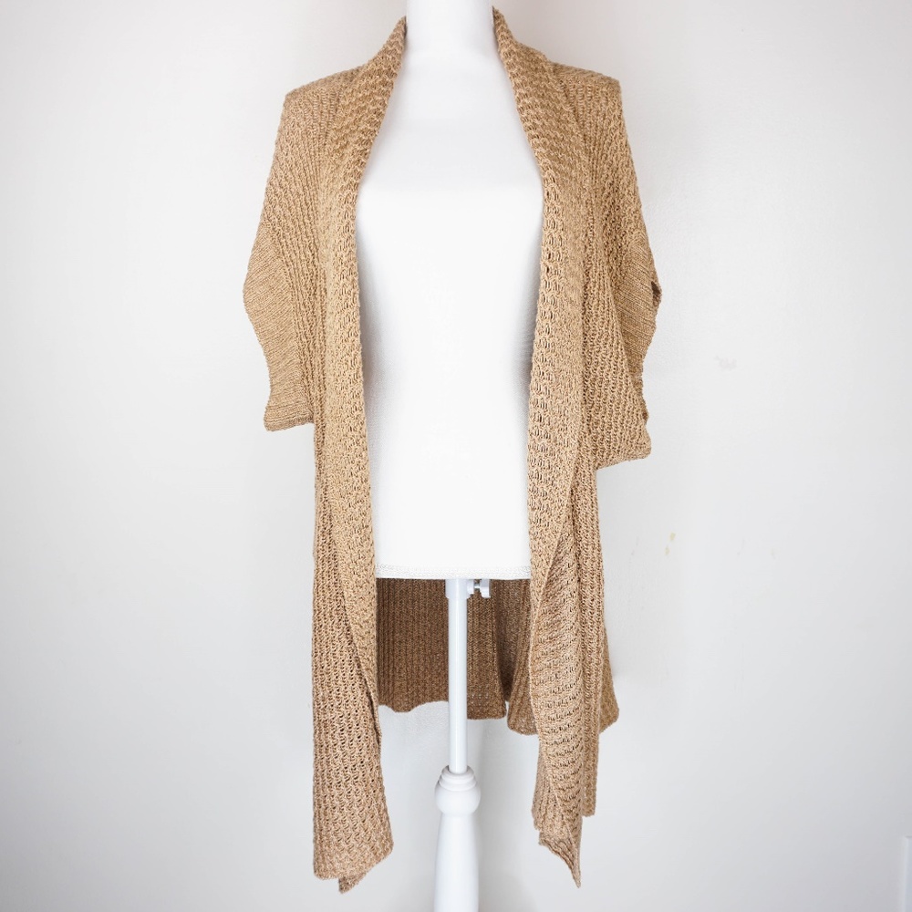 Coldwater Creek Short Sleeve Duster Cardigan